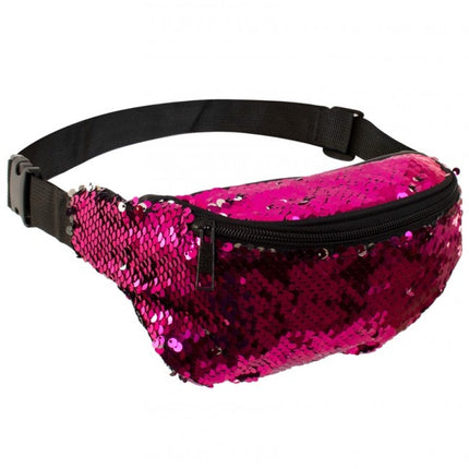 Sac à main rose à paillettes