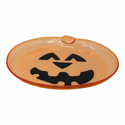 Assiette Halloween Citrouille 32cm
