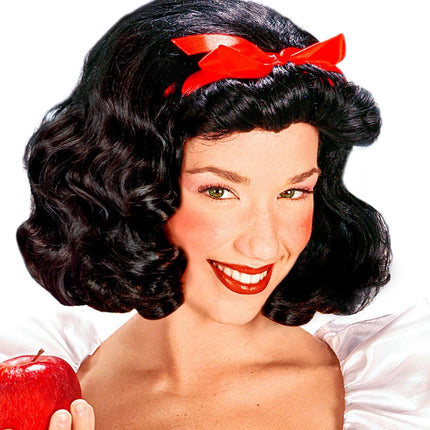 Perruque noire Blanche-Neige