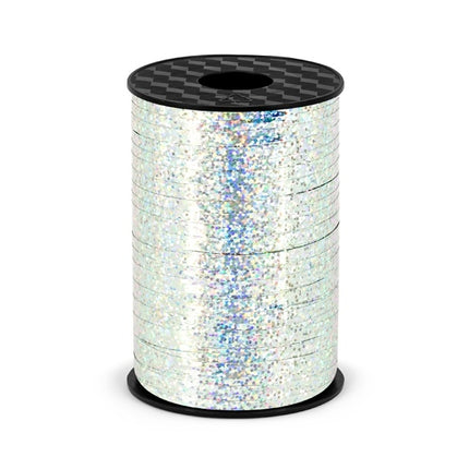 Ruban argenté holographique 5 mm 225 m