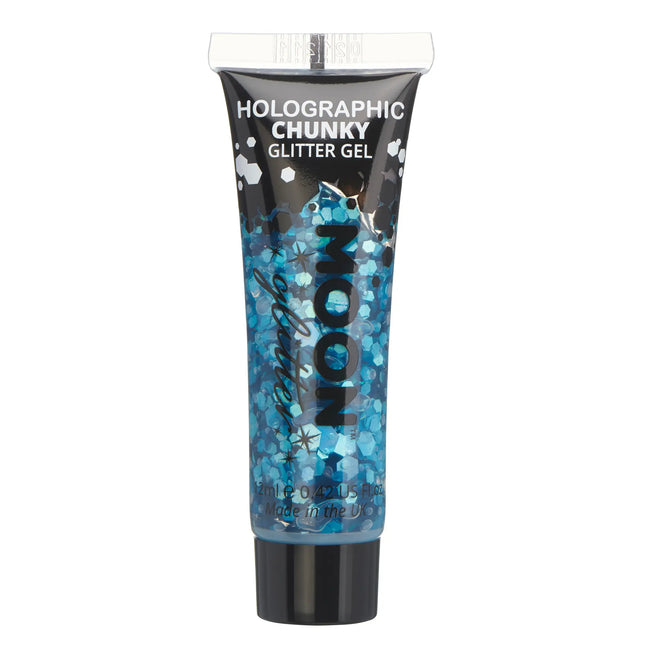 Moon Glitter Gel pailleté holographique bleu 12ml