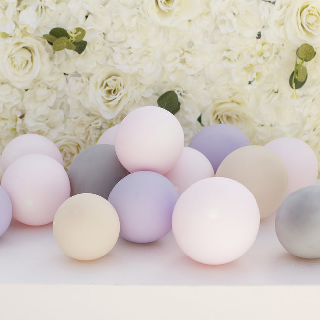 Ballons de baudruche rose gris lilas 13cm 40pcs