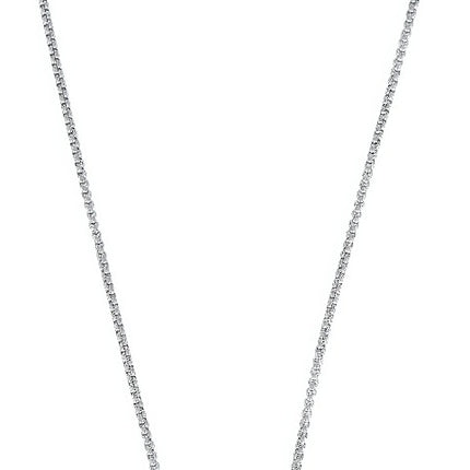 Collier argenté Marijuana