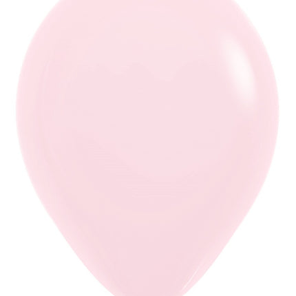 Ballons Pastel Rose Mat 30cm 50pcs