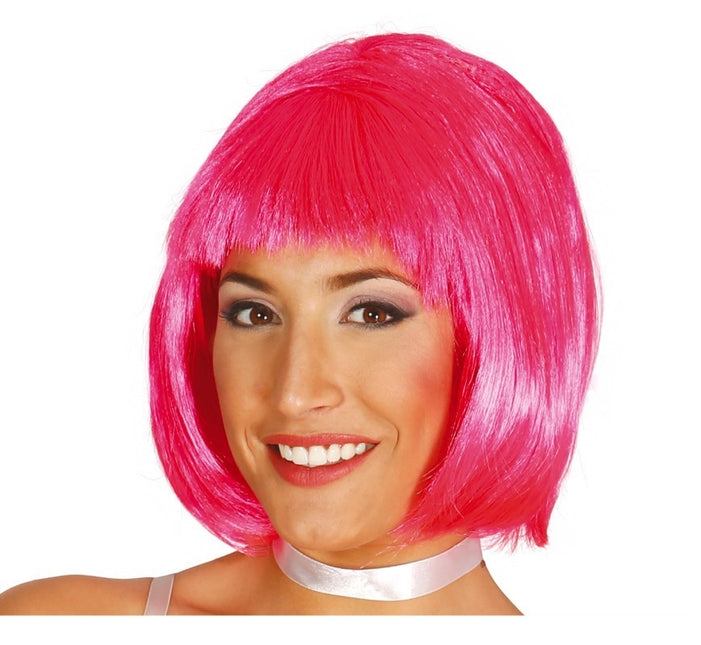 Poney Bob rose fluo
