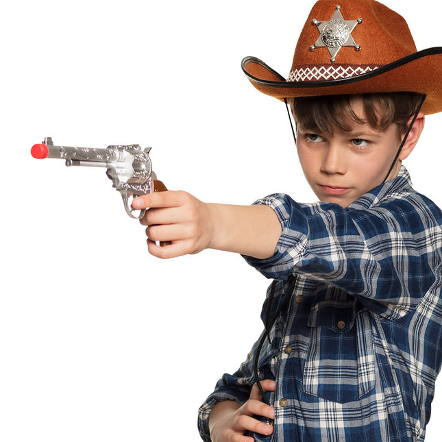 Faux pistolet de cow-boy 30cm