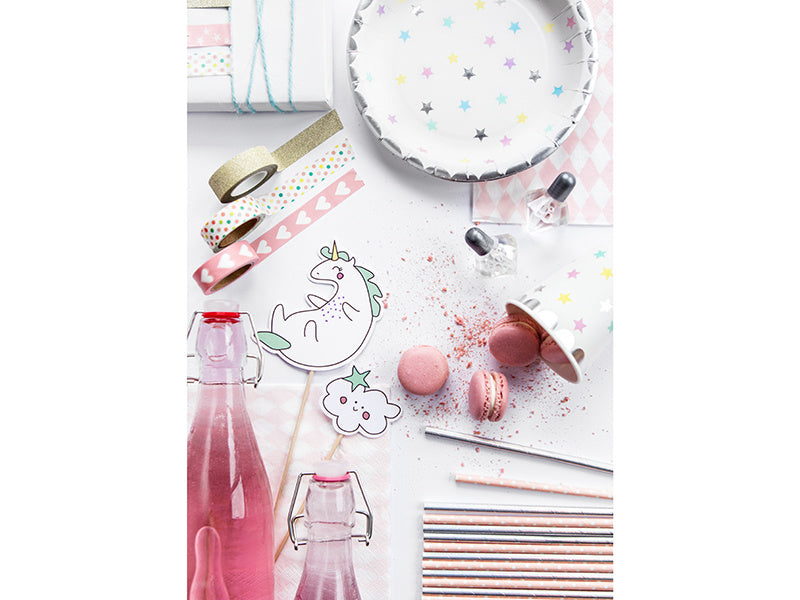 Assiettes en étoile 18cm 6pcs