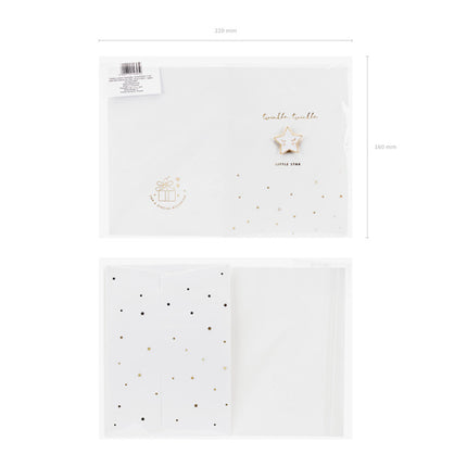Carte de vœux Twinkle Little Star 14.8cm