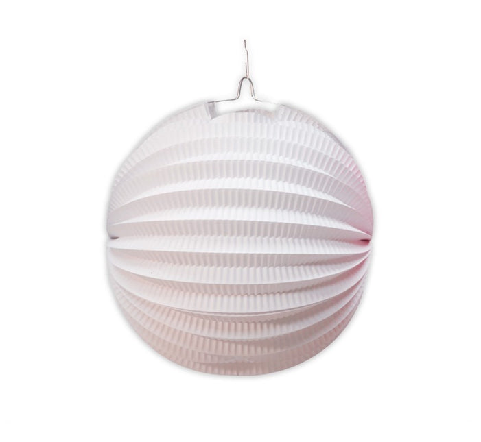 Lanterne blanche ronde 20cm