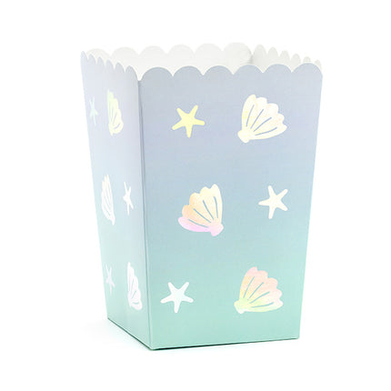 Bols à pop-corn Mermaid 12.5cm 6pcs