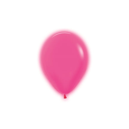 Ballons Néon Fuchsia 12cm 50pcs