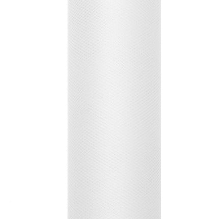 Rouleau de tulle blanc 15cm 9m