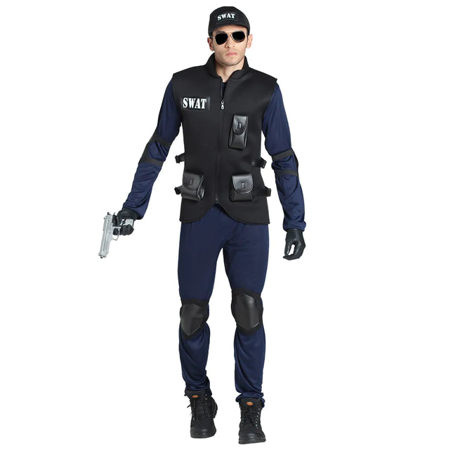 Costume de police homme Swat
