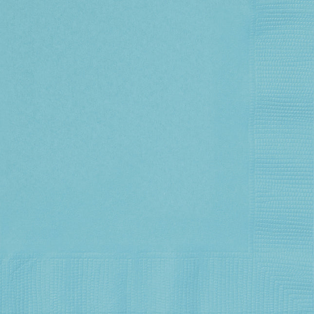 Serviettes de table bleu clair 20pcs