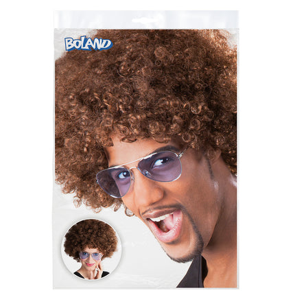 Perruque brune Groove