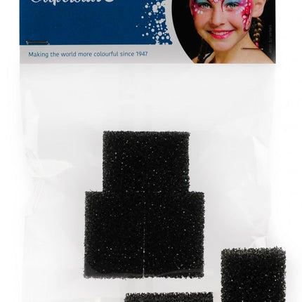 Éponge noire Dot 5pcs