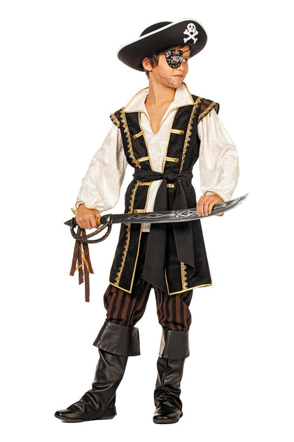 Costume de pirate noir pour enfant