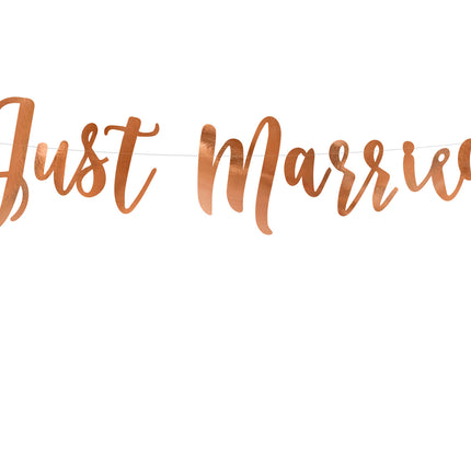 Guirlande de mariage Just Married 77cm
