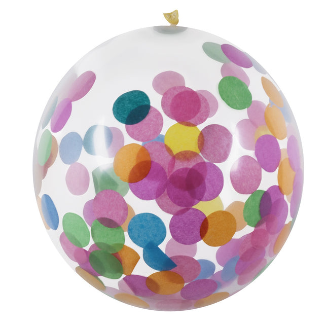 Ballons colorés Confetti 30cm 5pcs