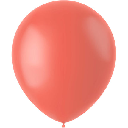 Ballons de baudruche orange Cantaloup frais 33cm 10pcs