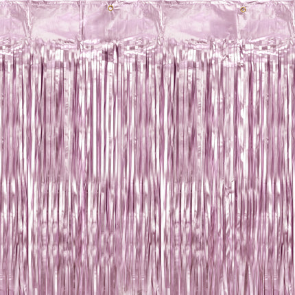 Rideau de porte rose clair 2.5m