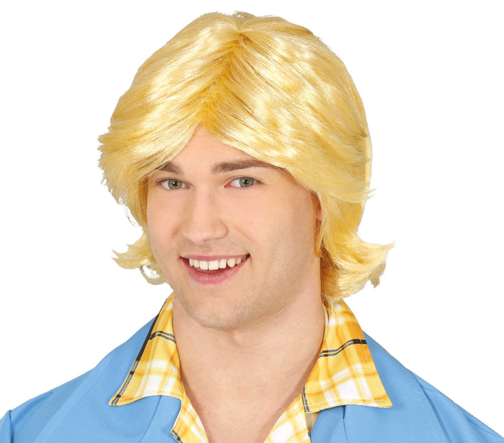 Perruque blonde hommes