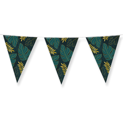 Guirlande de feuilles vertes 10m