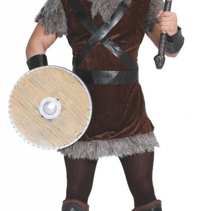 Costume de viking Marron Gris Hommes