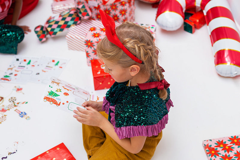 Autocollants pour cadeaux de Noël