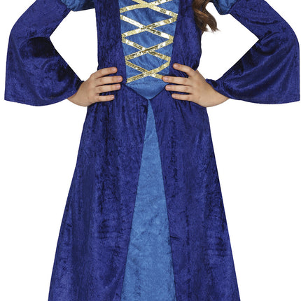 Medium Princess Costume Blue Girl
