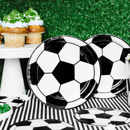 Assiettes de football 18cm 6pcs