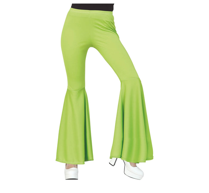 Pantalon Disco 70S Vert Dames