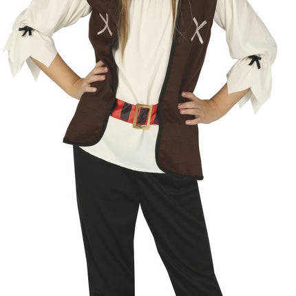 Costume de pirate Fille brune