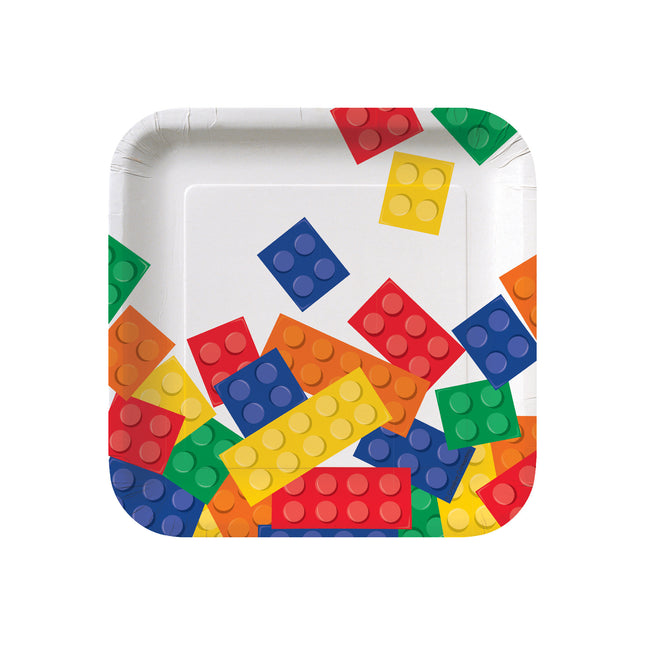 Assiettes Lego 18cm 8pcs