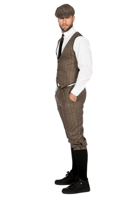 Costume des années 1920 Marron