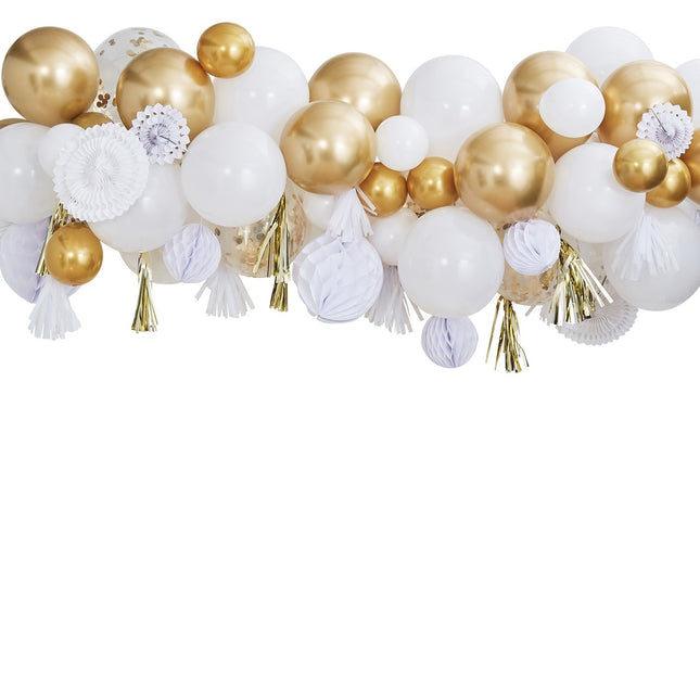 Set de décoration or Ballons de baudruche