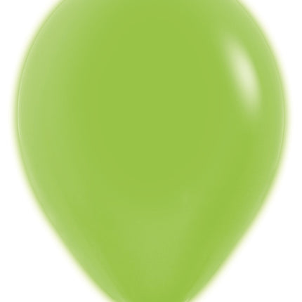 Ballons de baudruche vert fluo 30cm 50pcs