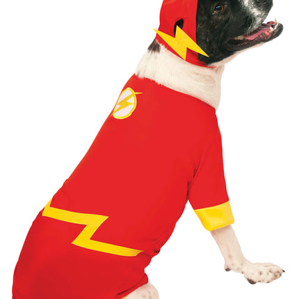 Costume de Flash pour animaux de compagnie