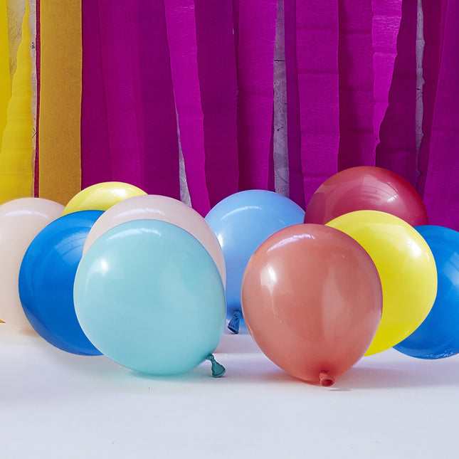 Ballons colorés en latex 13cm 40pcs