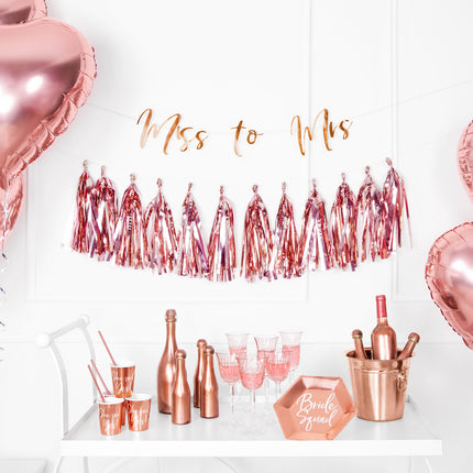 Guirlande de mariage Miss to Mrs, Rose Gold 76cm