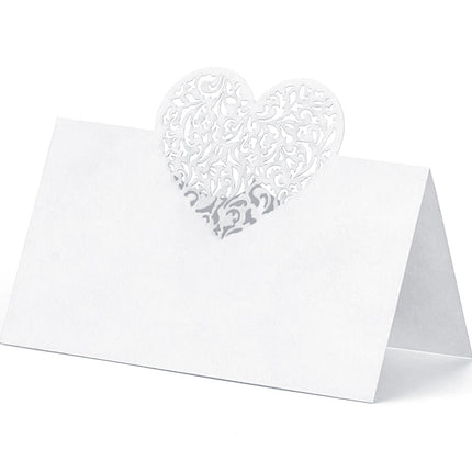 Porte-noms Coeur 9cm 10pcs
