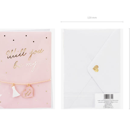 Carte de vœux Will You Be Bracelet 14.8cm