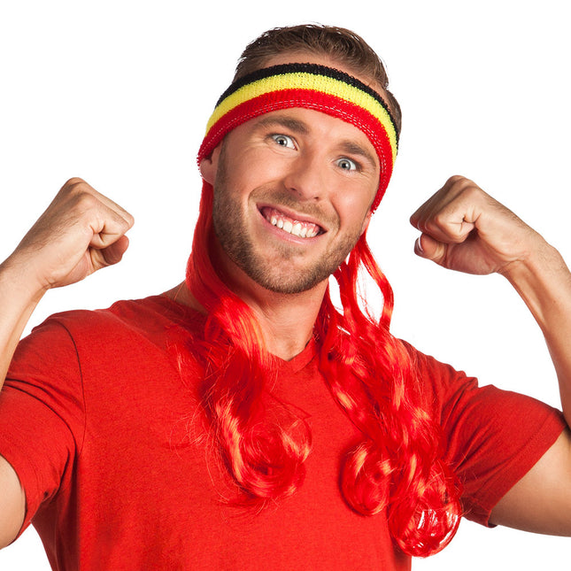Bandeau belge avec cheveux