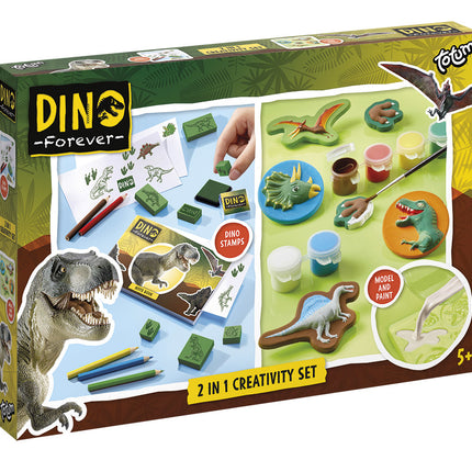 Jeu de tampons Dino 2 en 1