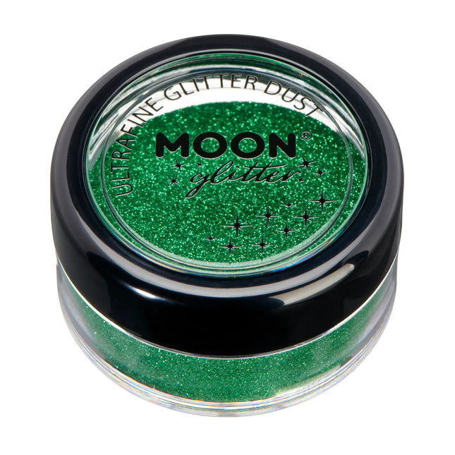 Moon Glitter Classic Ultrafine Glitter Dust Green 5g