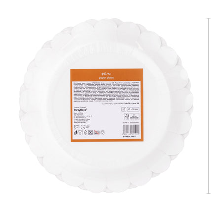Assiettes Soleil 18cm 6pcs