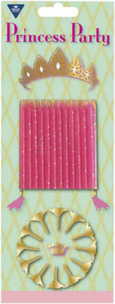 Bougies de fête pour les princesses 12pcs