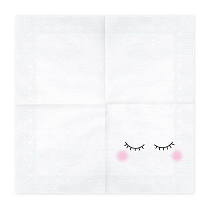 Serviettes de table Face 33cm 20pcs