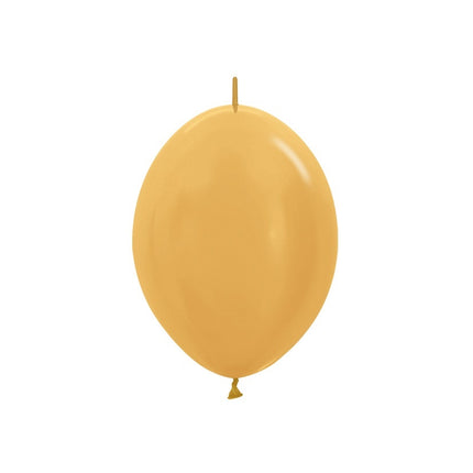 Ballons de baudruche Or Métallique 15cm 50pcs