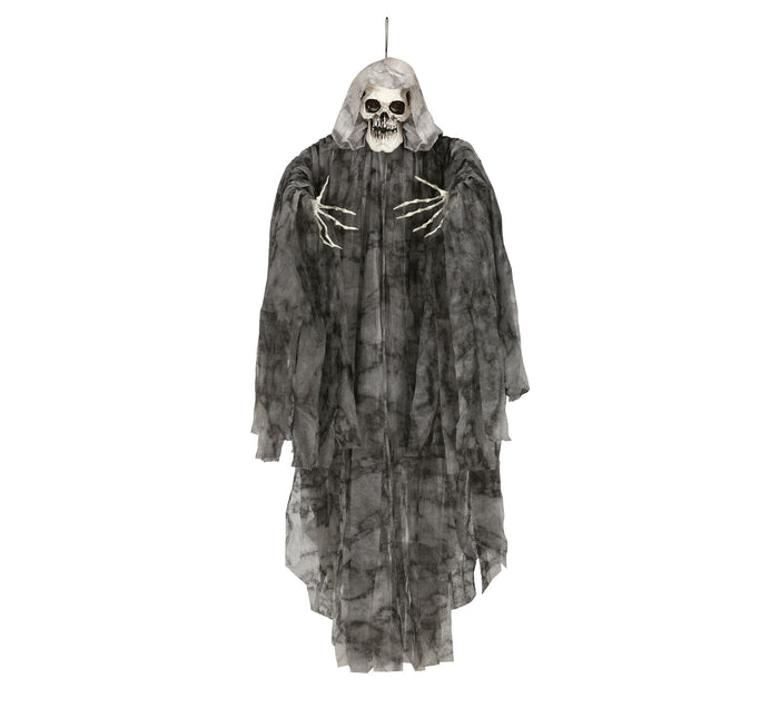 Décoration suspendue d'Halloween Squelette avec lumière 1.7m